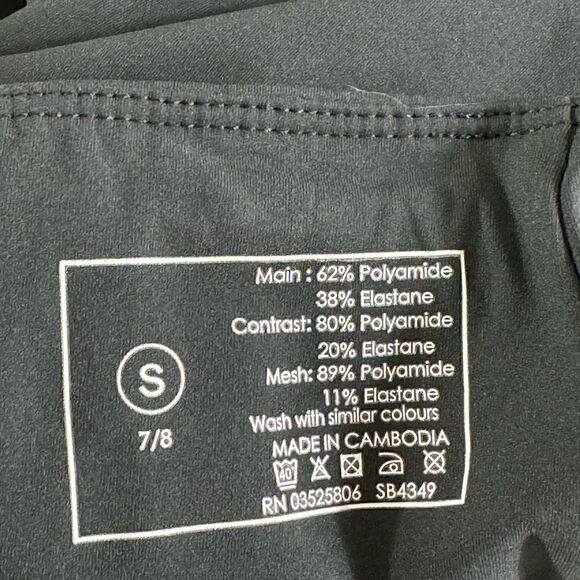 Sweaty Betty Pants Womens Sz Small The Power pocket 7/8 leggings Gray Athleisure - Picture 6 of 10